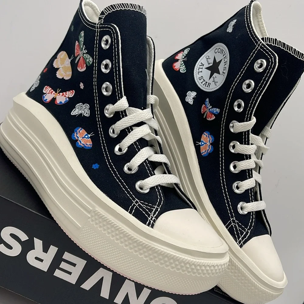 Converse WMNS Black High-Top Sneakers A05994C
CTAS MOVE HI
BLACK/EGRET/DECADE PK - Picture 6 of 16